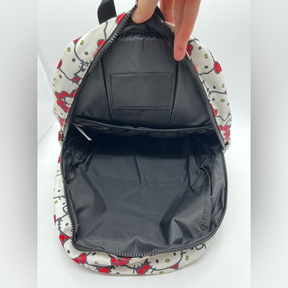 Hello Kitty Bioworld Red, White & Black Backpack NWOT - Picture 7 of 11
